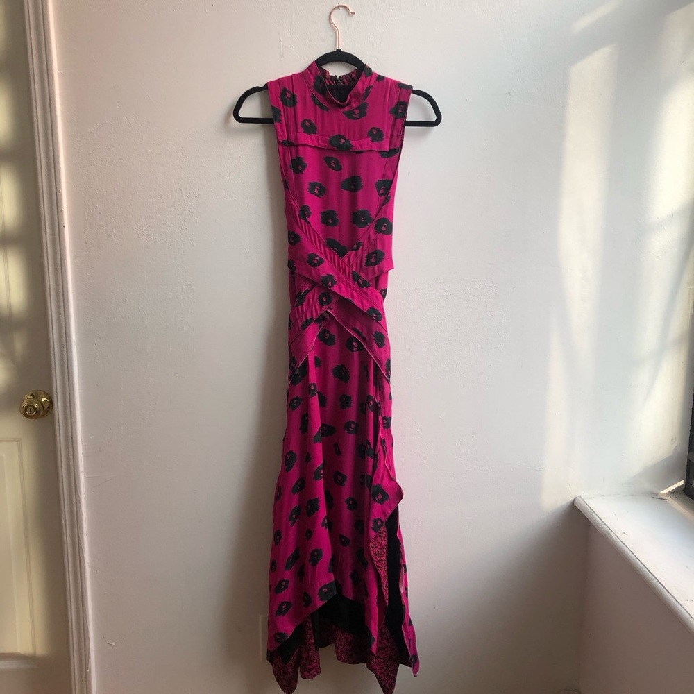 PROENZA SCHOULER Midi/Asymetrical Printed Dress